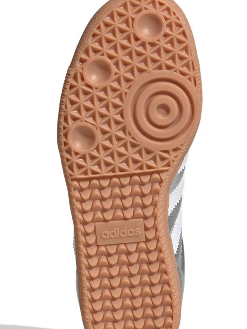 adidas Originals Silver, White and Gum-Soled Women's Sneakers - Picture 6 of 9